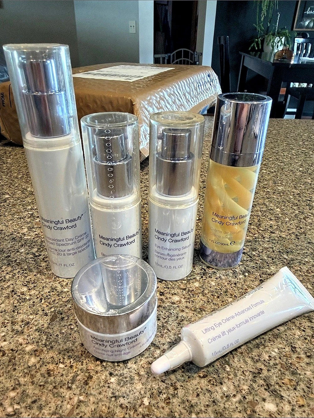 Meaningful Beauty Cindy Crawford skincare set Anti-Aging Skincare Set NWT